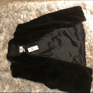 New! Ann Taylor Faux Fur Vest